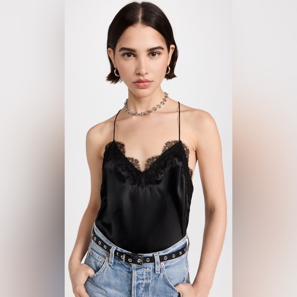 Cami NYC Tops - CAMI NYC - The Racer Top - Black, Size XS